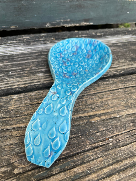 Sapphire Rain Spoon Rest