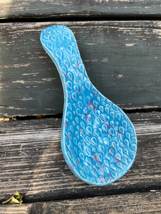 Sapphire Rain Spoon Rest