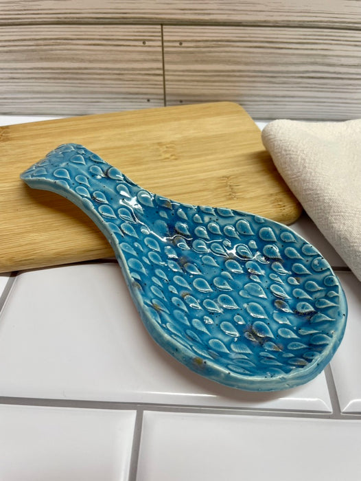 Sapphire Rain Spoon Rest