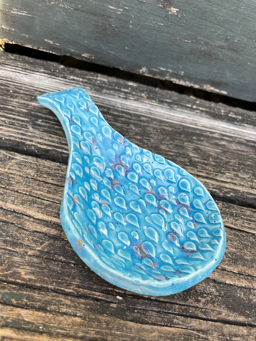 Sapphire Rain Spoon Rest